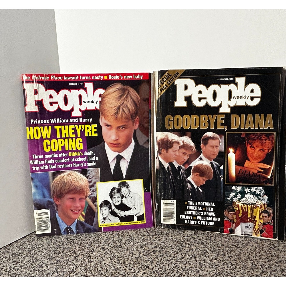 Princess Diana People Magazines Sep Dec 1997 and 25 Most Intriguing People (3) - Picture 3 of 9